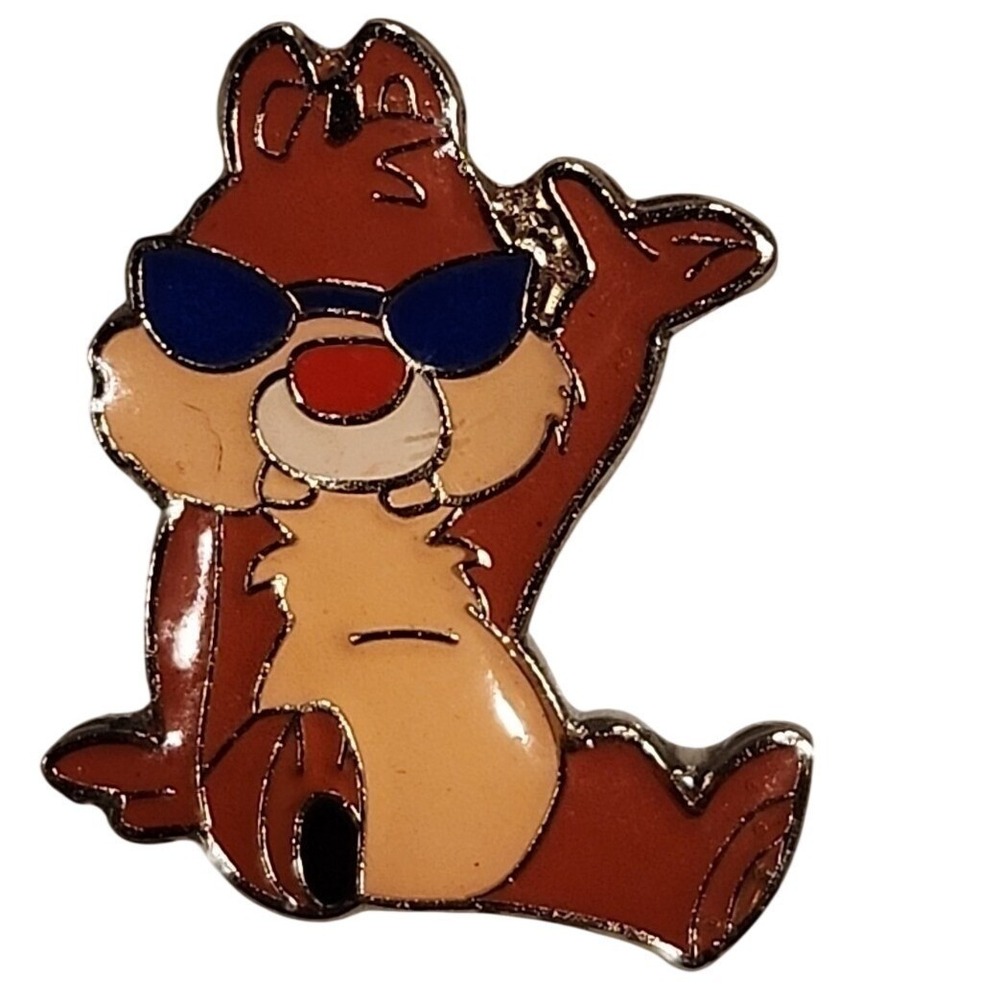 Disney Parks Dale Chip n Dale Blue Sunglasses Enamel Trading Pin 2012